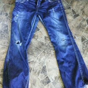 Silver Bootcut Jean